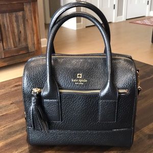 KATE SPADE BLACK CROSSBODY SATCHEL